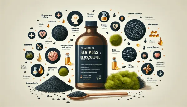 Boost Your Health: 7 Benefits of Sea Moss Black Seed Oil